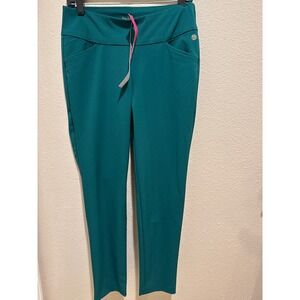 Lilly Pulitzer Luxletic Corso Pant UPF 50+ Evergreen Performance Twill Green 8